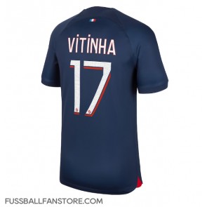 Paris Saint-Germain Vitinha Ferreira #17 Replik Heimtrikot 2023-24 Kurzarm
